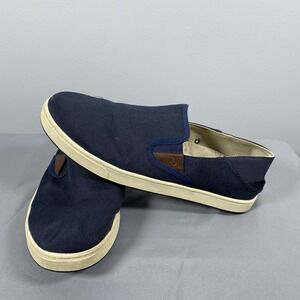 OluKai‎ Kahu Mens Slip-On Boat Deck Loafer Sneaker Shoes Mens US 11 EUR 44 Blue